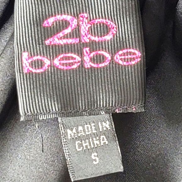 Y2K FASHION: 2B Bebe Abstract Print Blouse, Sz. Small - Picture 5 of 7